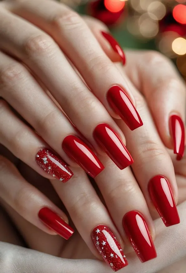 Red nail design 27