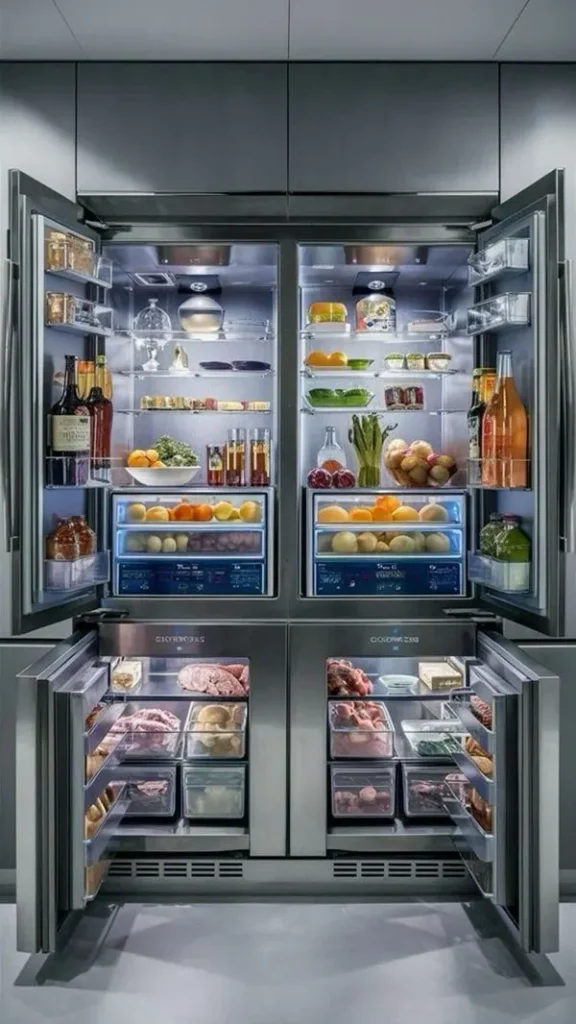 Refrigerator freezer layout 13