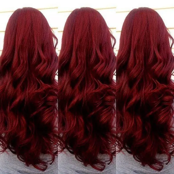 33 مدل رنگ مو یاقوتی ترند پاییز؛ وقتشه بدرخشی مثل یاقوت 💕 33 Ruby hair color 30