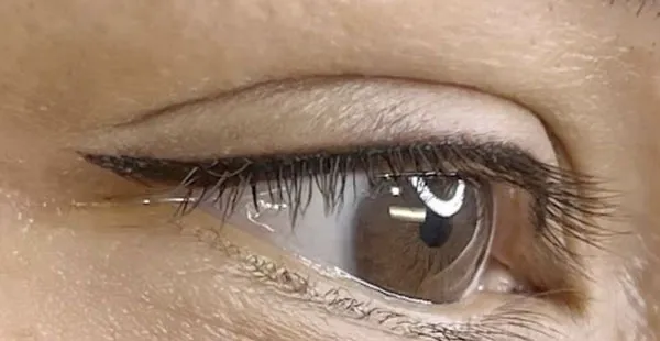 Short eyeliner model 15