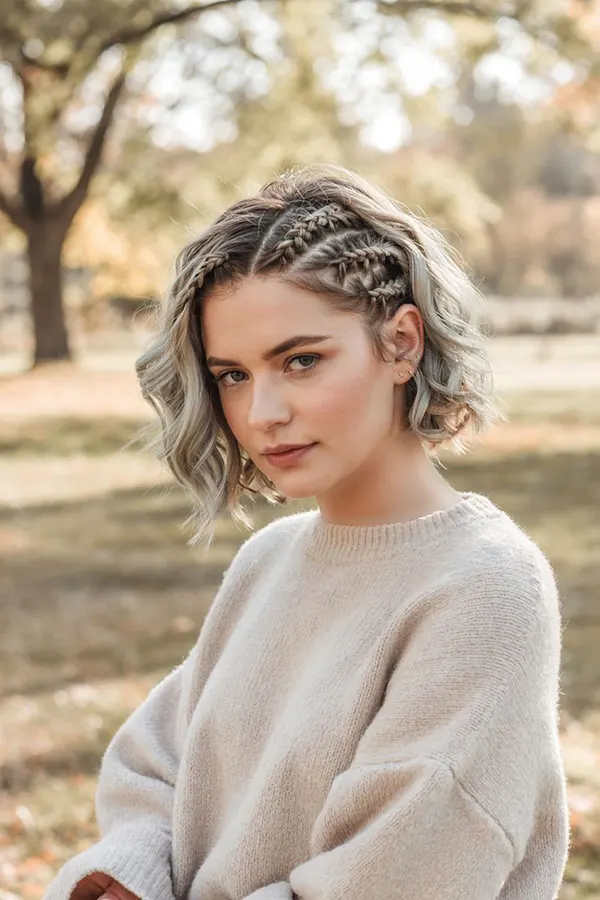 33 مدل بافت موی کوتاه | استایل شیطون و فوقدلبر دخترونه! 8 Short hair texture model 4