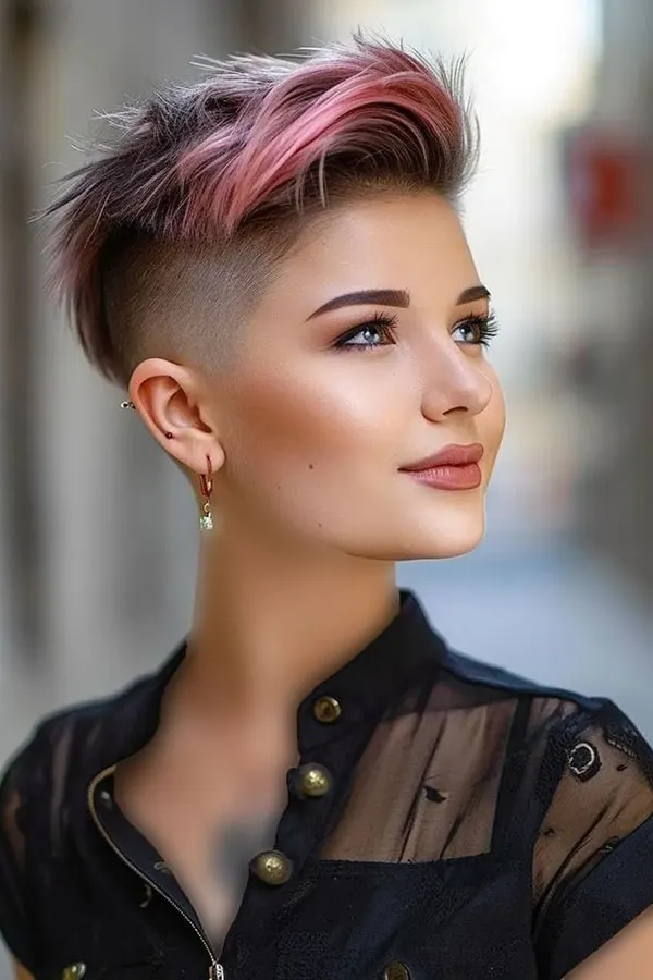Short spiky hairstyle 17
