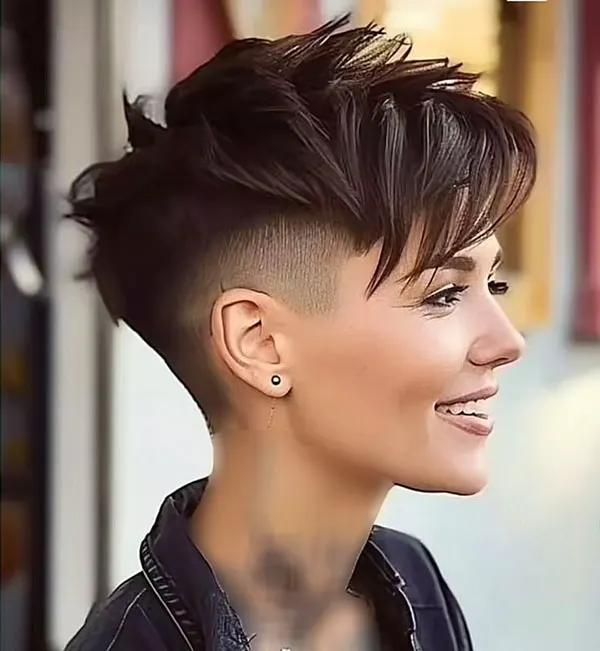 Short spiky hairstyle 20