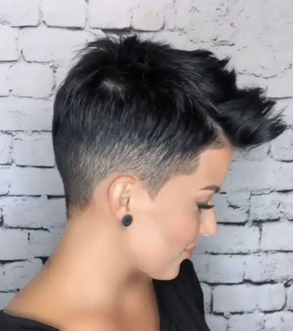 Short spiky hairstyle 21