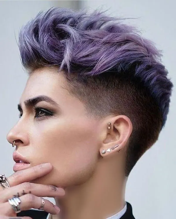 Short spiky hairstyle 26