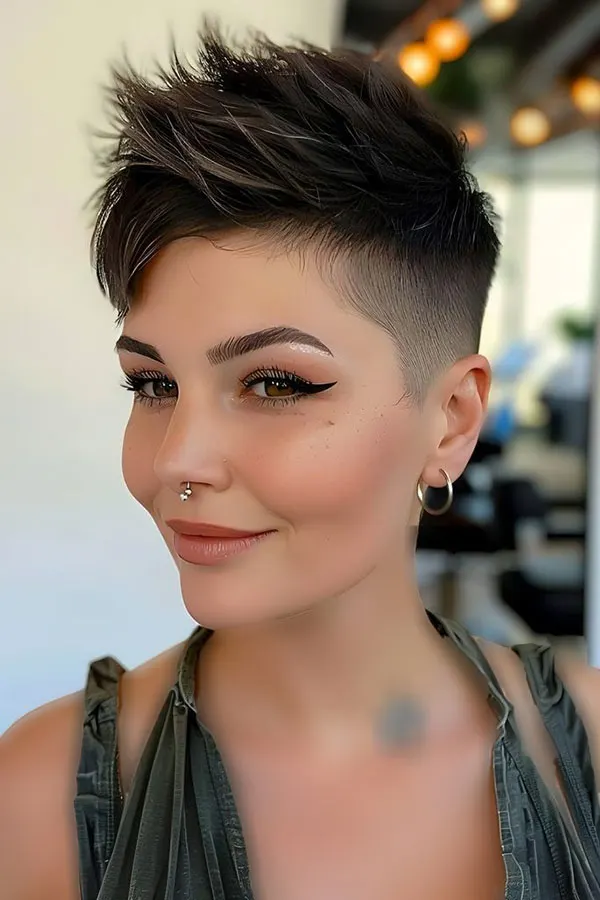 Short spiky hairstyle 29