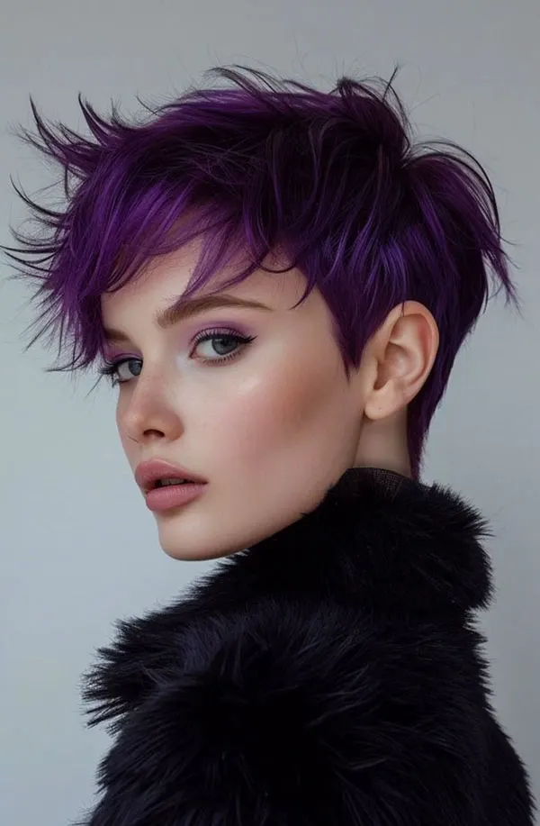 Short spiky hairstyle 9