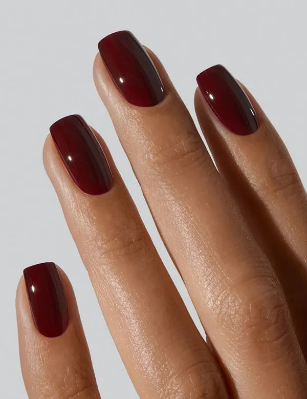 طرح ناخن یلدایی ساده؛ قرمز و شاینِ دلبر شب یلدا 1404🍉 10 Simple Yalda nail design 28