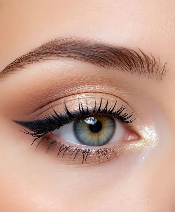 31 مدل آرایش چشم ساده؛ از نود تا شاین خفیف دلبر! 33 Simple eye makeup 28