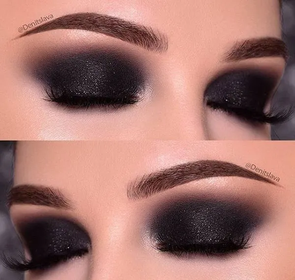 Smokey eye shadow 10