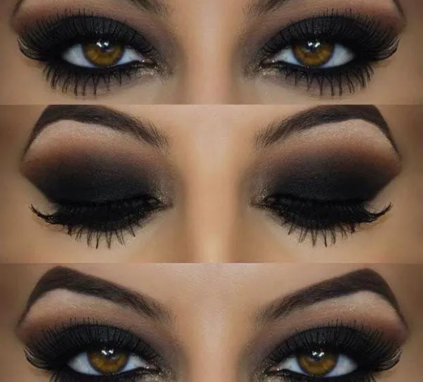 Smokey eye shadow 6