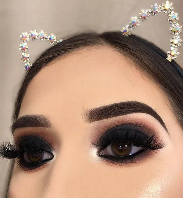 Smokey eye shadow 8