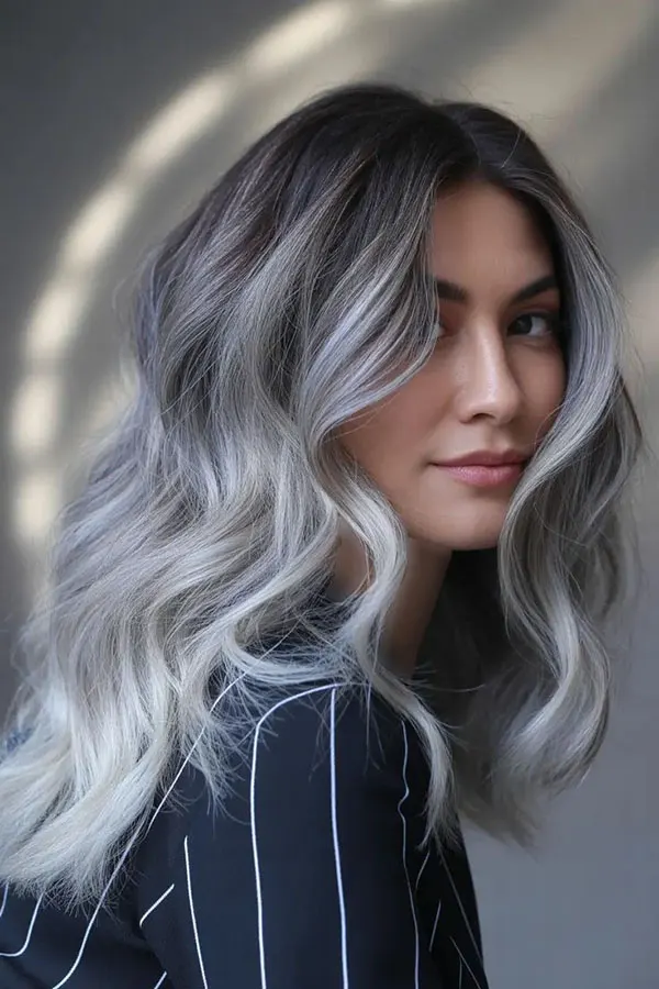 The best color for white hair 17