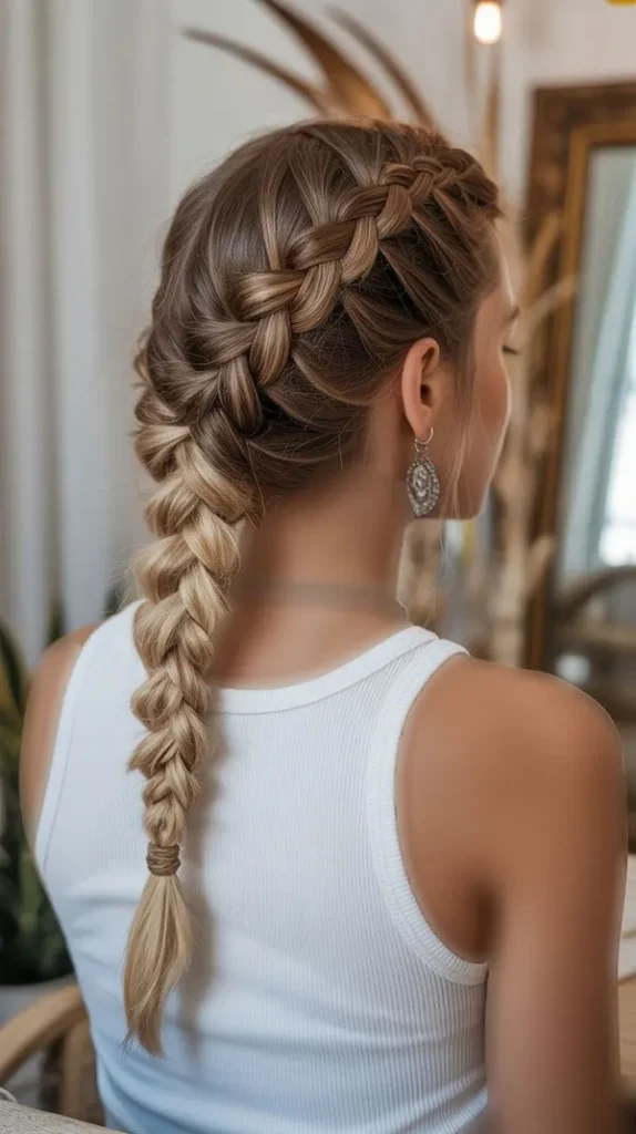 جدیدترین مدل بافت مو فرانسوی| ترند شیک و خاص چهرههای 1404 12 The latest French hair weave model 10