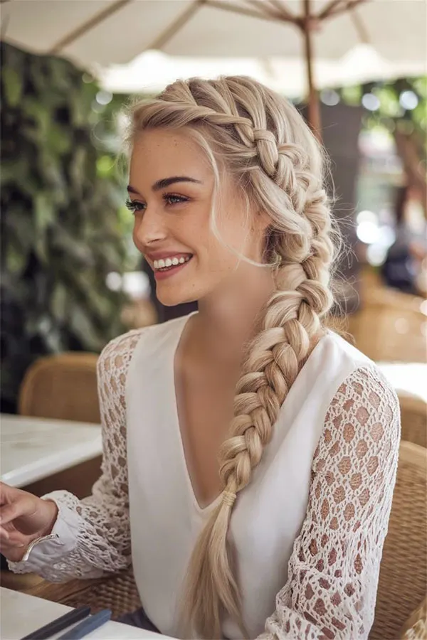 جدیدترین مدل بافت مو فرانسوی| ترند شیک و خاص چهرههای 1404 23 The latest French hair weave model 18