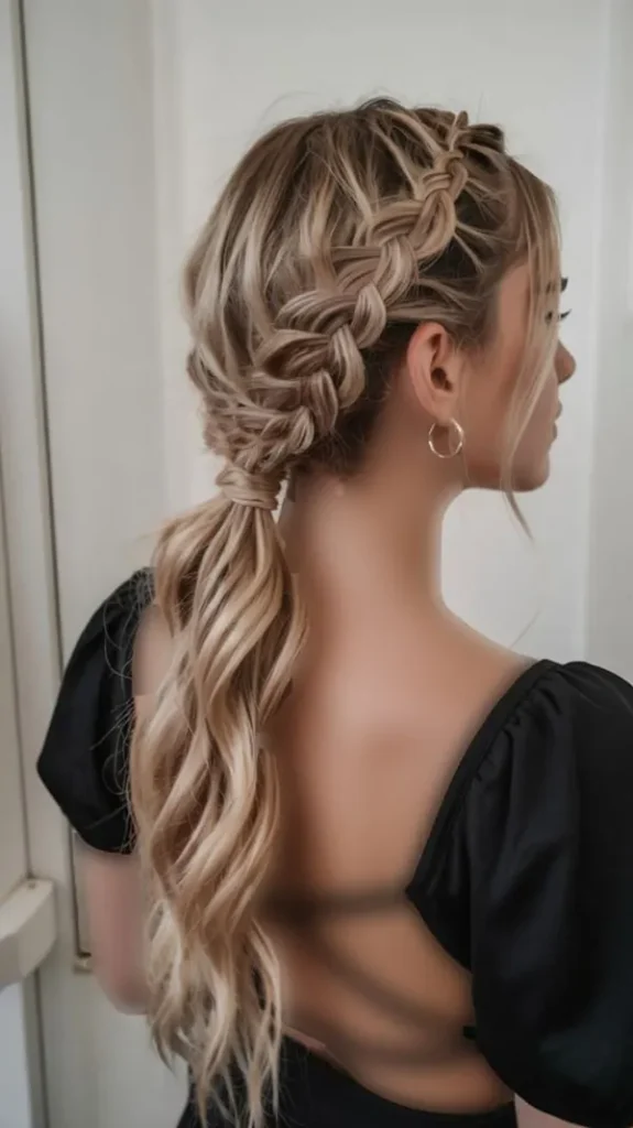 جدیدترین مدل بافت مو فرانسوی| ترند شیک و خاص چهرههای 1404 29 The latest French hair weave model 24