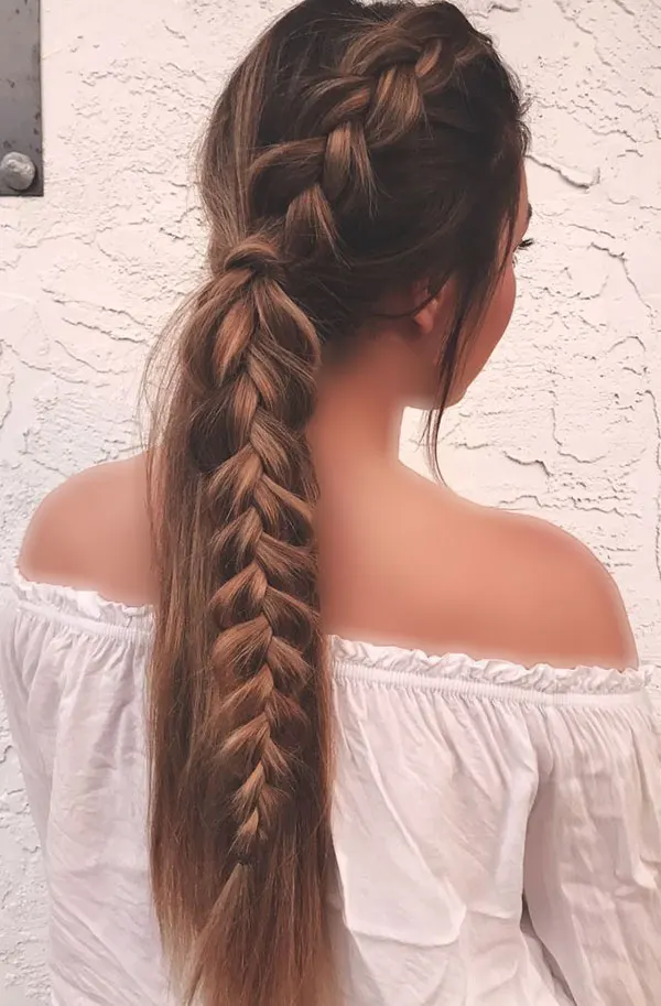 جدیدترین مدل بافت مو فرانسوی| ترند شیک و خاص چهرههای 1404 35 The latest French hair weave model 29