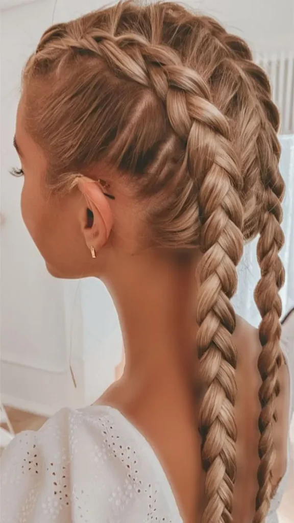 جدیدترین مدل بافت مو فرانسوی| ترند شیک و خاص چهرههای 1404 28 The latest French hair weave model 32