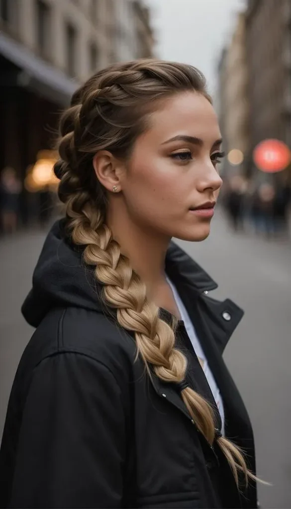 جدیدترین مدل بافت مو فرانسوی| ترند شیک و خاص چهرههای 1404 9 The latest French hair weave model 34