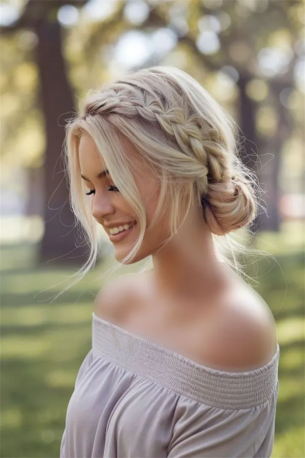 جدیدترین مدل بافت مو فرانسوی| ترند شیک و خاص چهرههای 1404 10 The latest French hair weave model 7