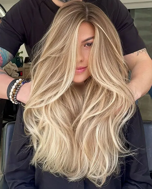 The latest light hair color for girls 27