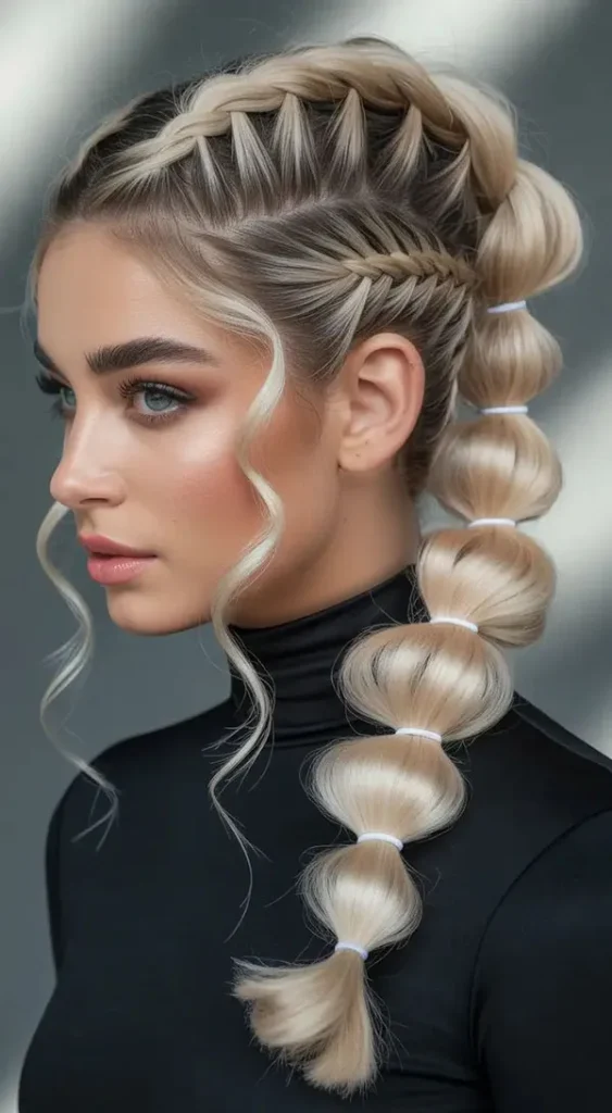 The trendiest hair weave model for girls 8