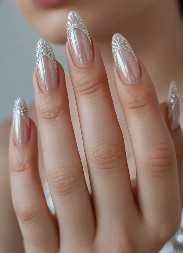 Wedding nail design 16