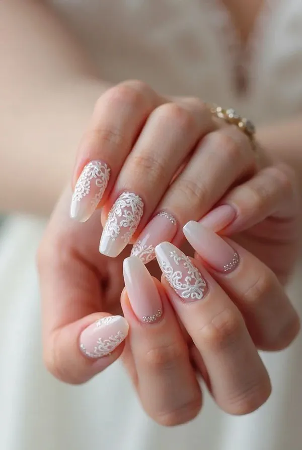 Wedding nail design 19