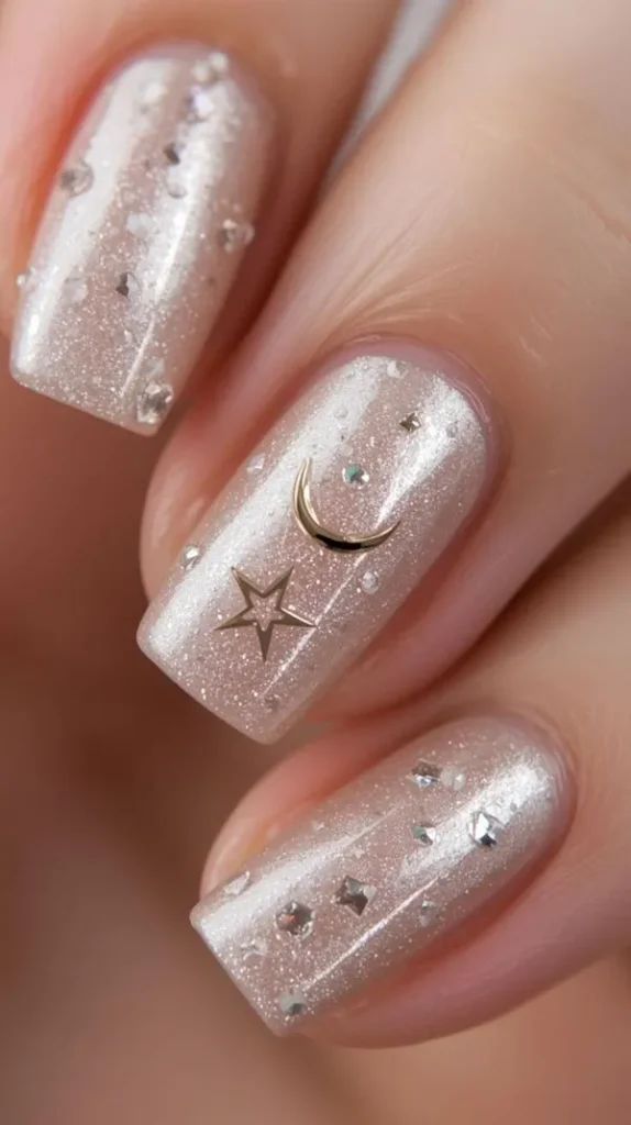 Wedding nail design 26