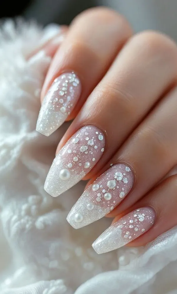 Wedding nail design 32