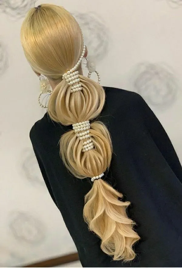 34 مدل مو زنانه برای عروسی؛ شینیونهای خاص و فوقالعاده شیک😍 21 Womens hairstyles for weddings 18