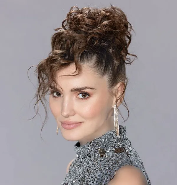 34 مدل مو زنانه برای عروسی؛ شینیونهای خاص و فوقالعاده شیک😍 29 Womens hairstyles for weddings 24