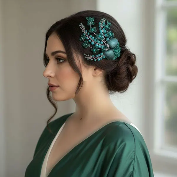 34 مدل مو زنانه برای عروسی؛ شینیونهای خاص و فوقالعاده شیک😍 30 Womens hairstyles for weddings 25