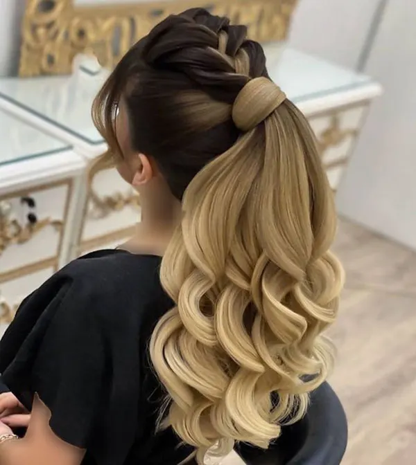 34 مدل مو زنانه برای عروسی؛ شینیونهای خاص و فوقالعاده شیک😍 33 Womens hairstyles for weddings 27