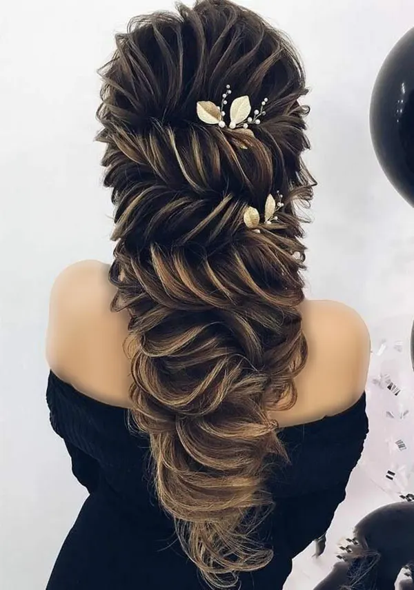 34 مدل مو زنانه برای عروسی؛ شینیونهای خاص و فوقالعاده شیک😍 9 Womens hairstyles for weddings 7