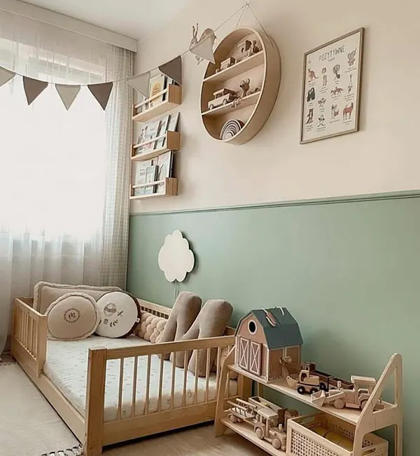Wooden decoration for childrens bedroom 24
