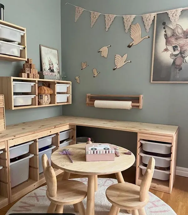 Wooden decoration for childrens bedroom 25