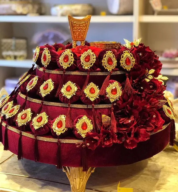 32 ایده دیزاین شب یلدا عروس؛ چیدمان لاکچری و تزئینات خفن برای مراسم 😍 12 Yalda Night Bride Design 9