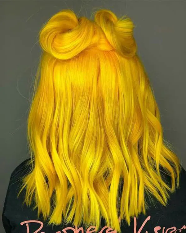 Yellow hair color 1