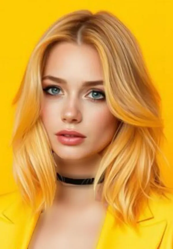 Yellow hair color 10