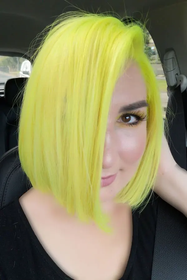 Yellow hair color 17