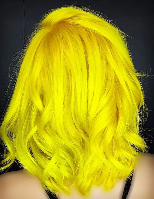Yellow hair color 18