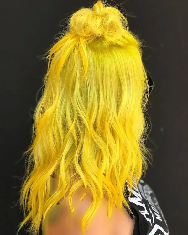 Yellow hair color 19