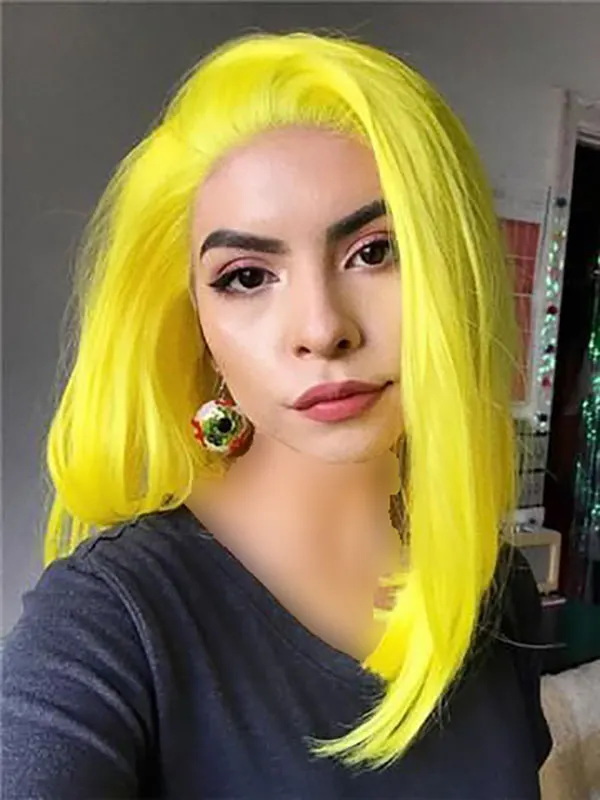 Yellow hair color 22