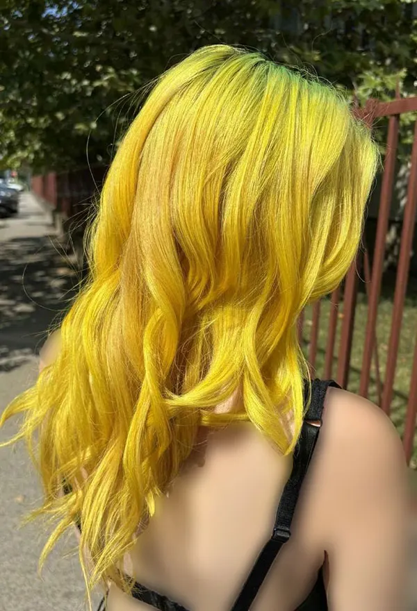 Yellow hair color 24