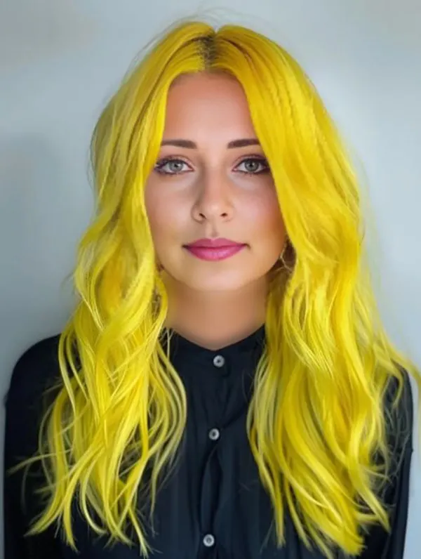 Yellow hair color 25