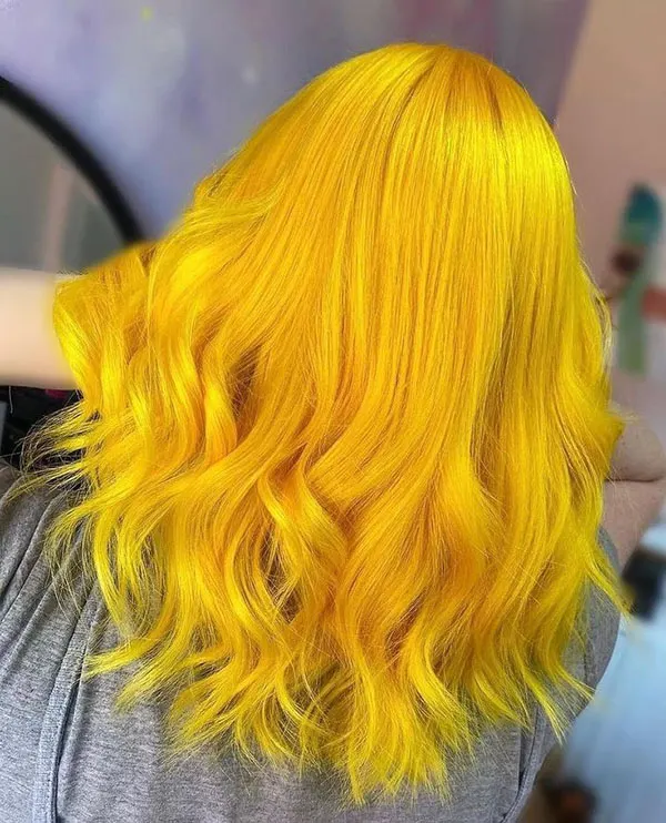 Yellow hair color 5