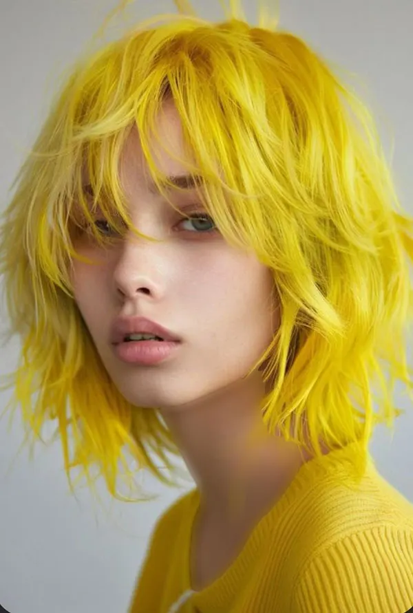 Yellow hair color 6