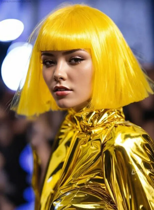 Yellow hair color 7