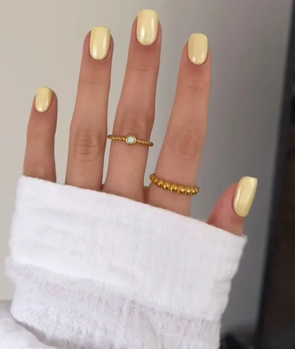 korean yellow nails ideas diakoland photo 21